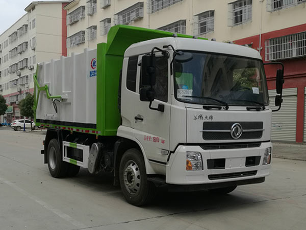 東風(fēng)天錦15方對(duì)接式垃圾車(chē)