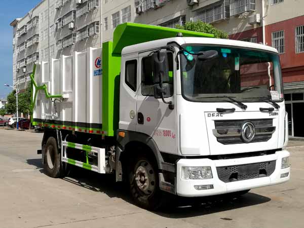 東風(fēng)D9壓縮式對(duì)接垃圾車(chē)