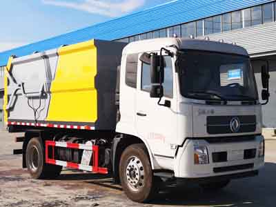 國(guó)六天錦壓縮式對(duì)接垃圾車(chē)